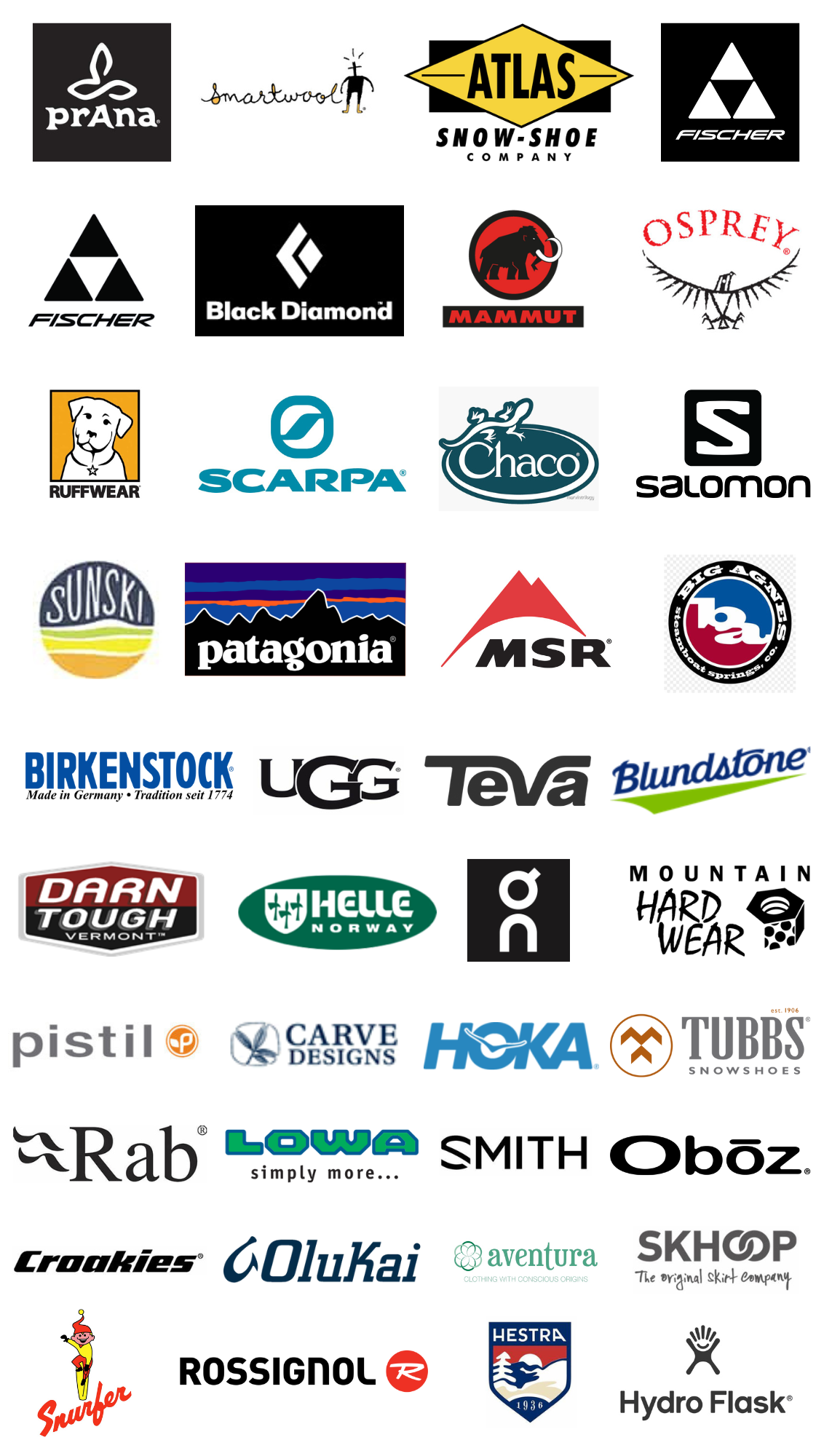 Snow 2025 clothes brands